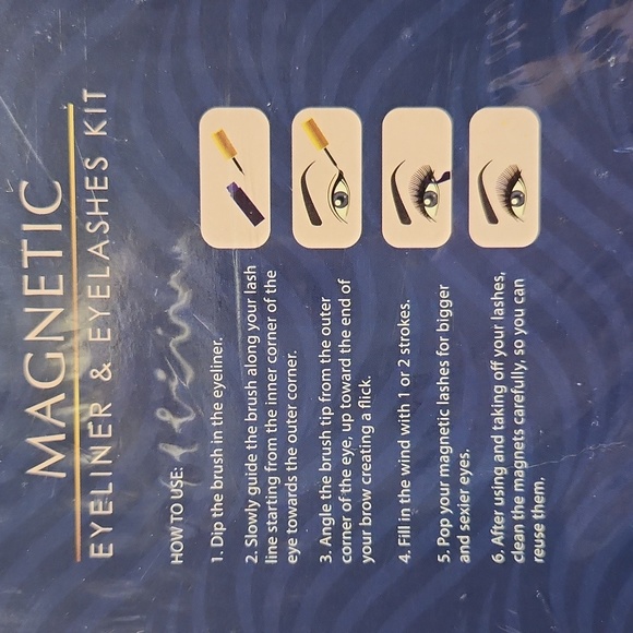 Arishine Magnetic Eyeliner and Eyelashes Kit ☆ Sealed box ☆ 5 pair eyelashes !!! - Picture 5 of 5